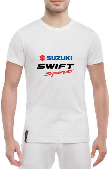 

Футболка мужская Globuspioner классическая Suzuki Swift Sport белый спереди 138501717