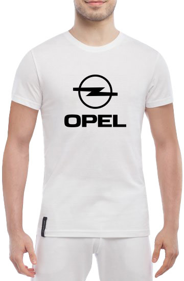 

Футболка мужская Globuspioner классическая Opel Big Logo белый спереди 143851716