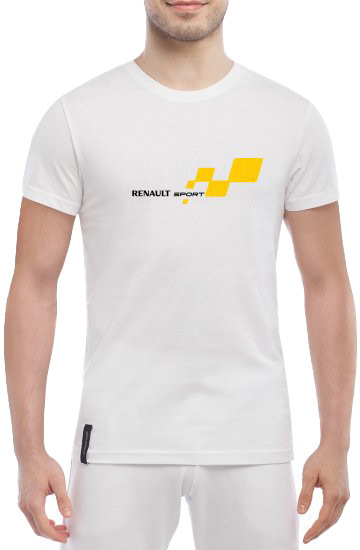 

Футболка мужская Globuspioner классическая Sport Renault белый спереди 6685517157