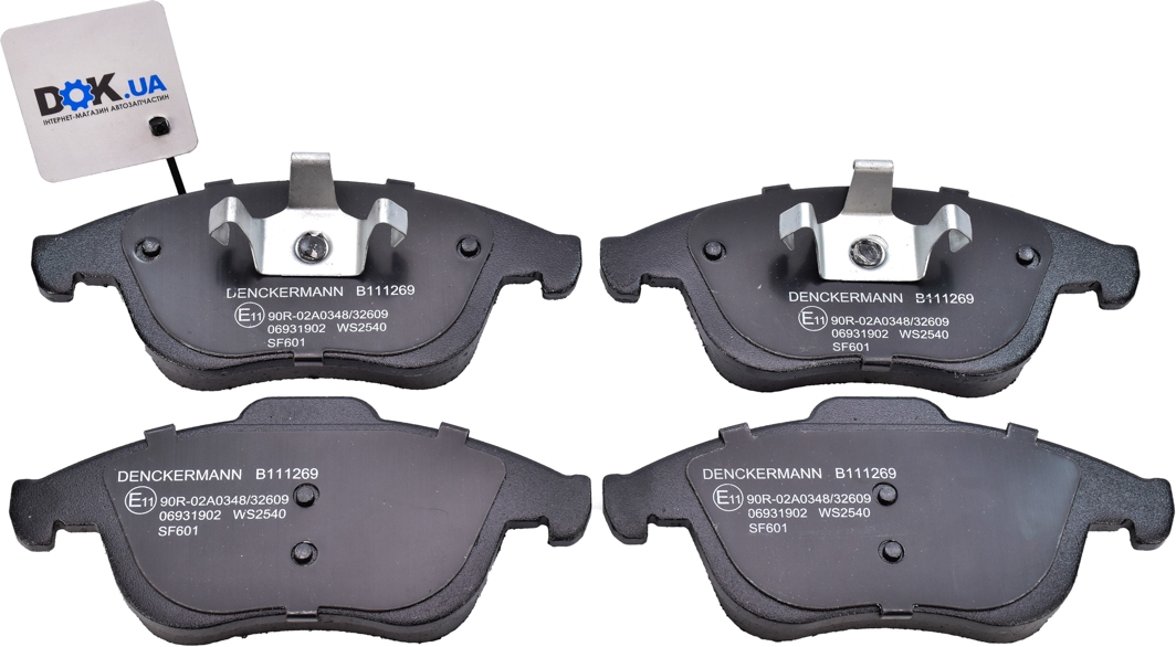 

Denckermann B111269 Тормозные колодки