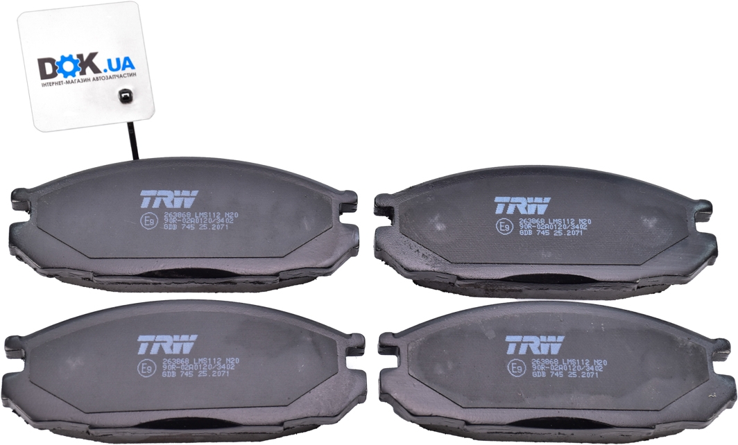 

TRW GDB745 Тормозные колодки