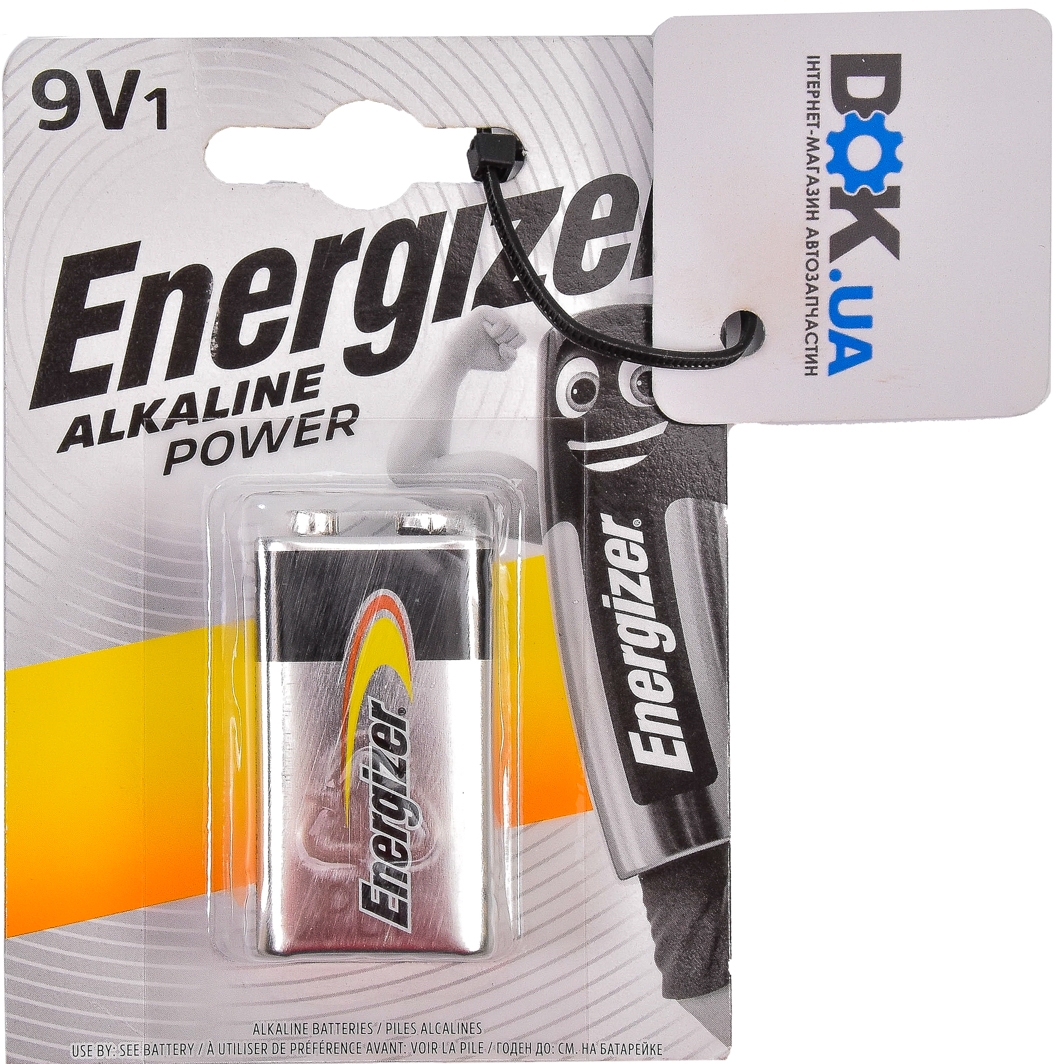 

Батарейка Energizer Alkaline Power 257-1005 PP3 (Krona) 9 V 1 шт