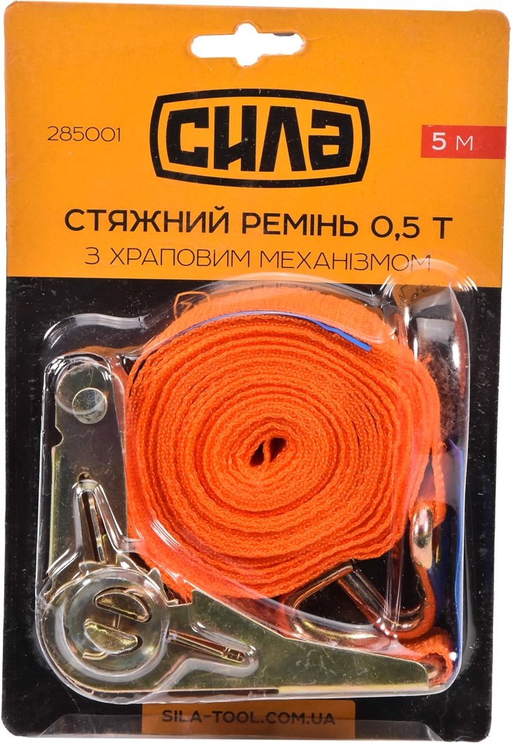 

Стяжной ремень Сила 0.5 т 5 м 285001