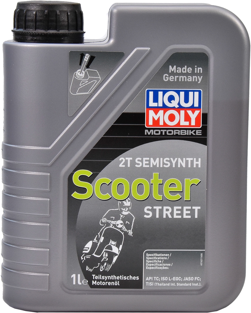 

Моторное масло 2T Liqui Moly Motorbike Scooter Street полусинтетическое 3983