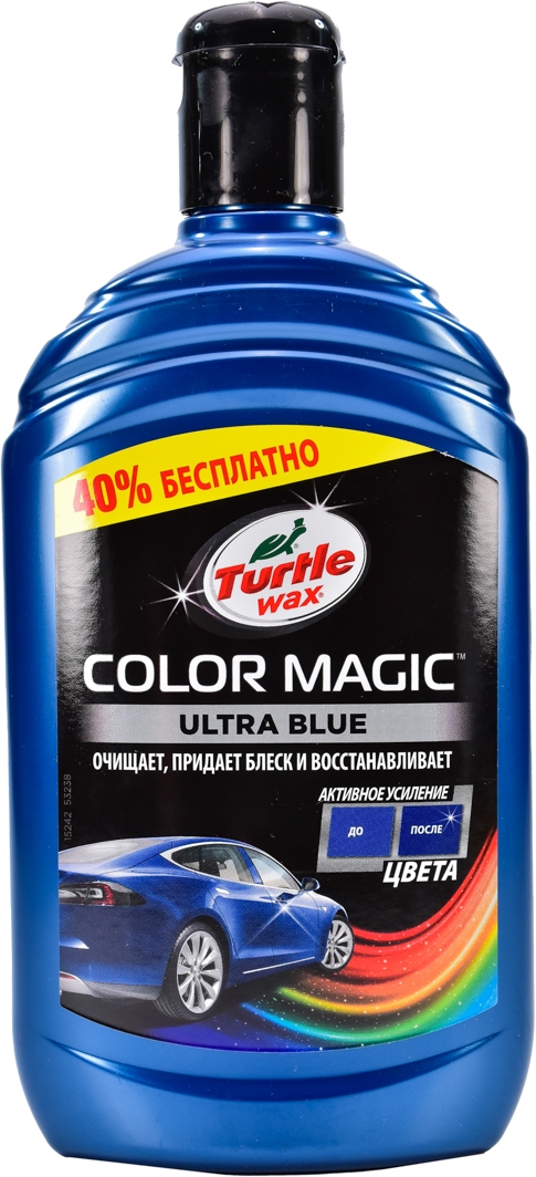 

Цветной полироль для кузова Turtle Wax Color Magic Ultra Blue синий 53238
