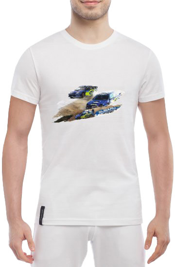 

Футболка мужская Globuspioner классическая Subaru Impreza Rally белый спереди 3870617157