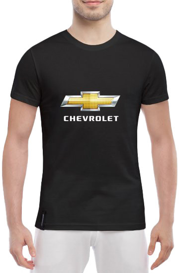 

Футболка мужская Globuspioner классическая Chevrolet Logo черный спереди 599641726