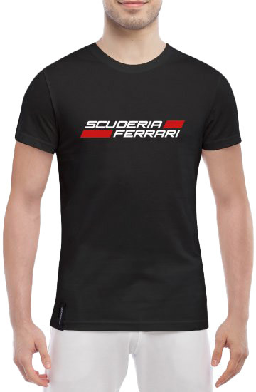

Футболка мужская Globuspioner классическая Scuderia Ferrari черный спереди 626611725