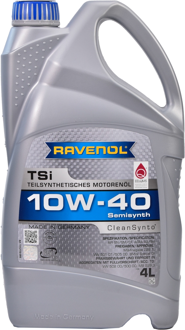 

Моторное масло Ravenol TSi 10W-40 полусинтетическое 11121104