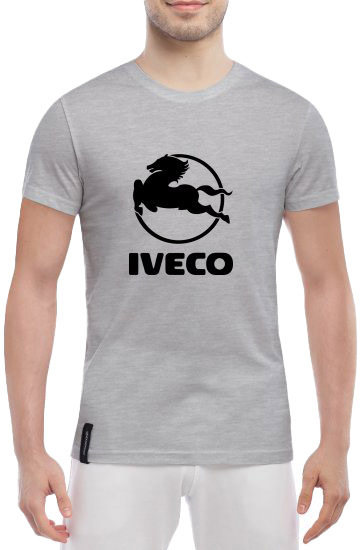 

Футболка мужская Globuspioner классическая Iveco серый спереди 1486517287