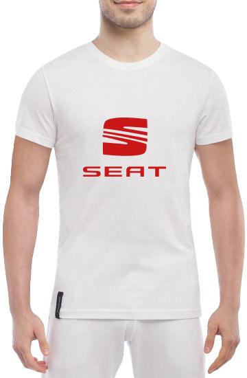 

Футболка мужская Globuspioner классическая Seat Big Logo белый спереди 148701716