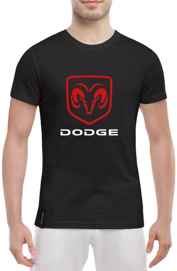 

Футболка мужская Globuspioner классическая Dodge Big Logo v2 черный спереди 148451725