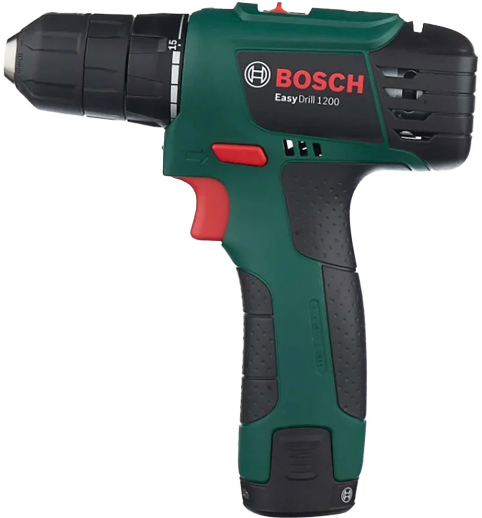 

Шуруповерт Bosch аккумуляторный EasyDrill 1200 (1 аккумулятор + ЗУ + чехол) 06039A210A