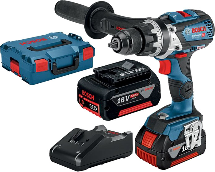 

Шуруповерт Bosch аккумуляторный GSR 18V-110 C Professional (2 аккумулятора + ЗУ + чехол) 06019G010C