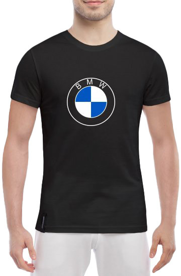 

Футболка мужская Globuspioner классическая BMW Big Logo Classic черный спереди 164251722