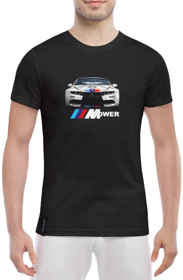 

Футболка мужская Globuspioner классическая BMW RZ-M6 черный спереди 262101726