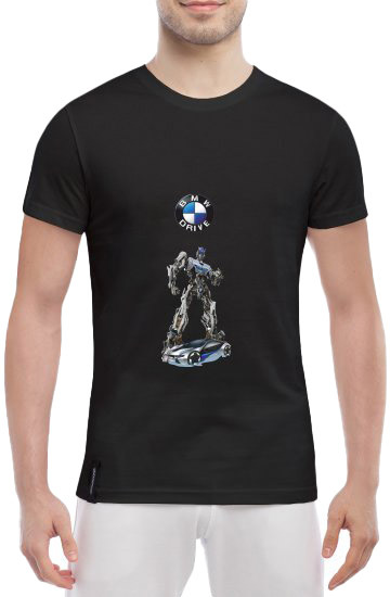 

Футболка мужская Globuspioner классическая BMW Transformer черный спереди 3856817257