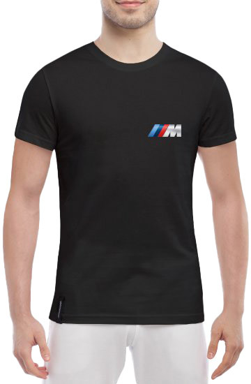 

Футболка мужская Globuspioner классическая BMW M Mini Sign черный спереди 7553717257