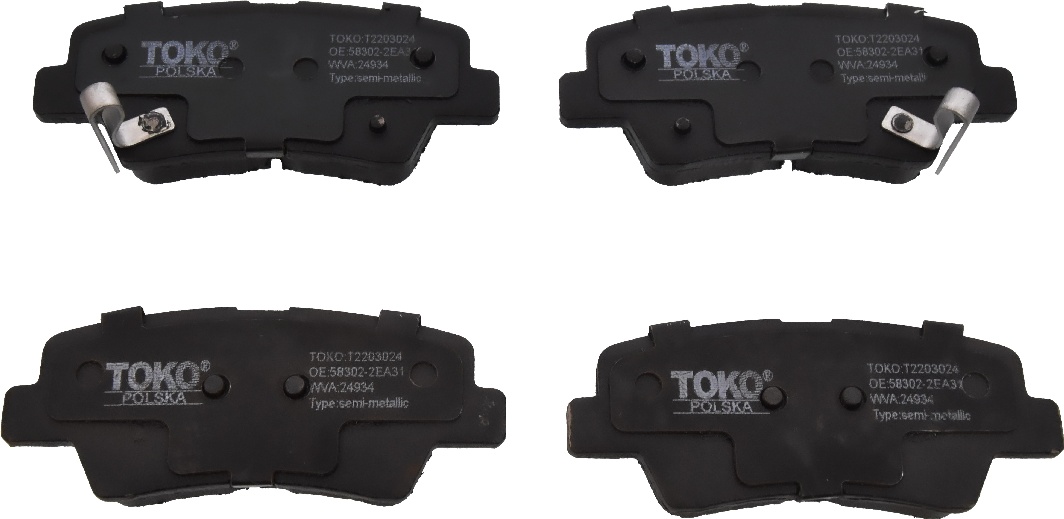 

TOKO T2203024 Тормозные колодки