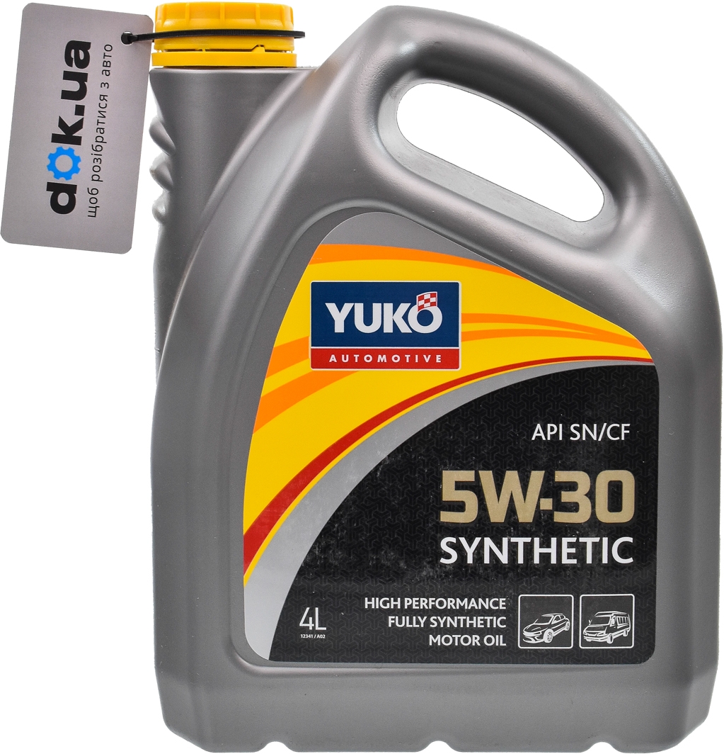 

Моторное масло Yuko Synthetic 5W-30 синтетическое 482007024477