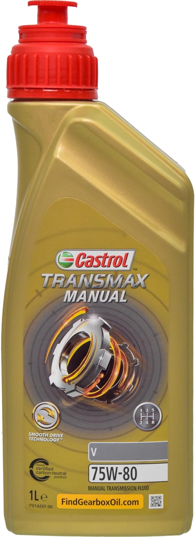 

Трансмиссионное масло Castrol Transmax Manual V GL-4+ 75W-80 синтетическое EB-SYNVFE-12X1L