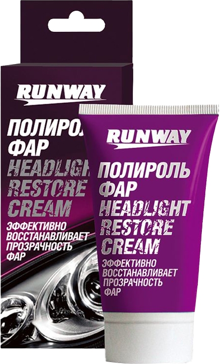 

Полироль для фар Runway Headlight Restore Cream RW0501