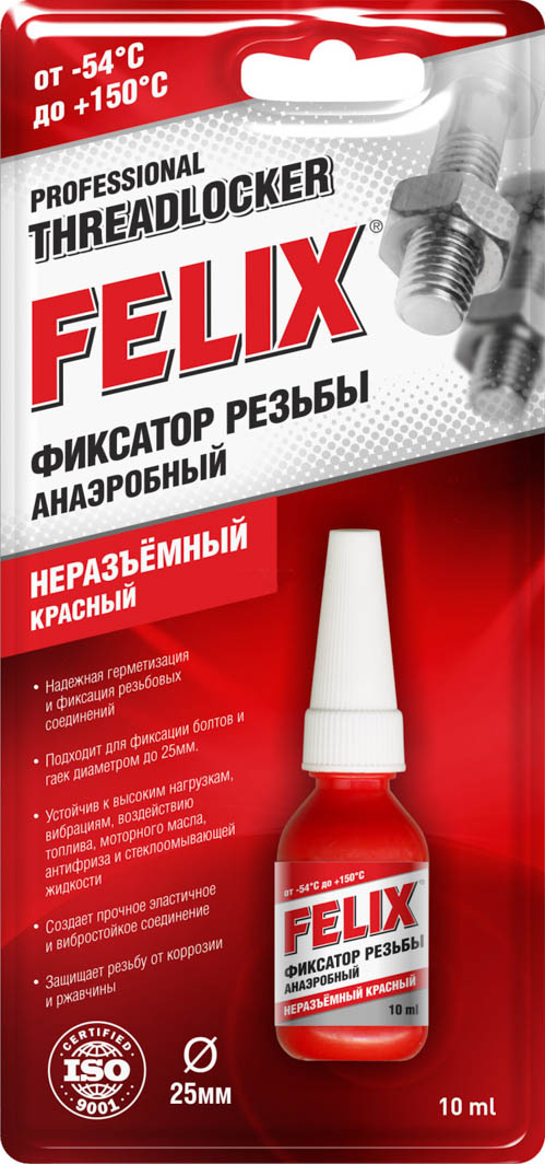 

Фиксатор резьбы Felix Professional Threadlocker 411040115