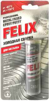 

Холодная сварка Felix Professional Metal Filled Epoxy Putty 411040151