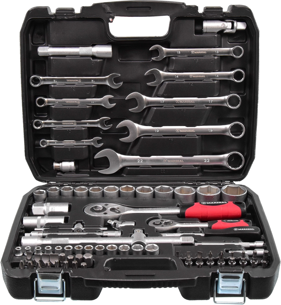 

Набор инструментов Marshal MT-482PL 1/2", 1/4" 82 шт.