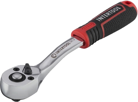 

Трещотка Intertool ET-8001 1/4" 72 зубца 150 мм