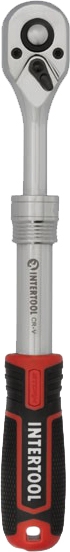 

Трещотка Intertool ET-8005 телескопическая 3/8" 72 зубца 228 мм