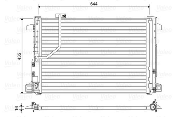 

Valeo 814044 Радиатор кондиционера