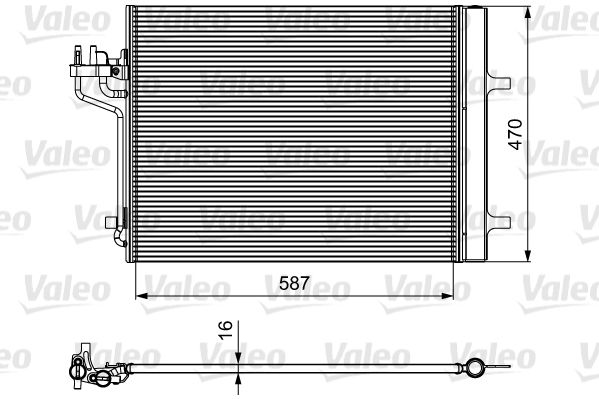 

Valeo 814021 Радиатор кондиционера