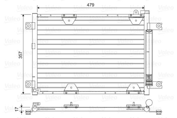 

Valeo 814444 Радиатор кондиционера