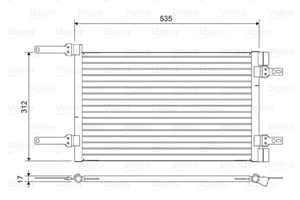

Valeo 814438 Радиатор кондиционера