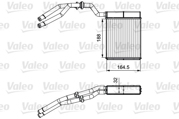 

Valeo 811515 Радиатор печки