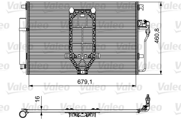 

Valeo 812502 Радиатор кондиционера