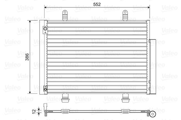 

Valeo 814418 Радиатор кондиционера