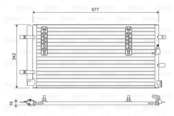 

Valeo 814419 Радиатор кондиционера