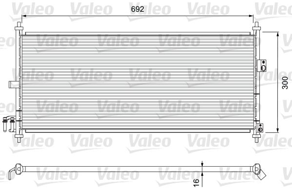 

Valeo 817823 Радиатор кондиционера