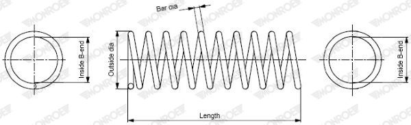 

Monroe SE0071 Пружина подвески