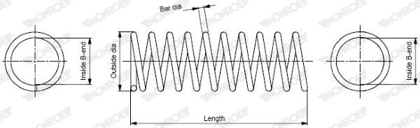 

Monroe SP2471 Пружина подвески