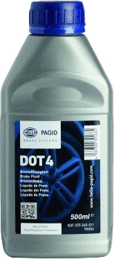 

Тормозная жидкость HELLA PAGID DOT 4 пластик 8DF355360011