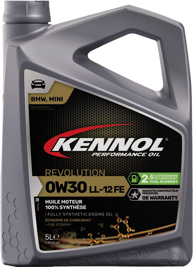 

Моторное масло Kennol Revolution LL-12FE 0W-30 синтетическое 192623