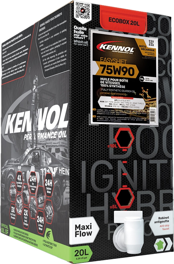 

Трансмиссионное масло Kennol Easyshift MT-1 GL-5 GL-4 75W-90 синтетическое 196457B