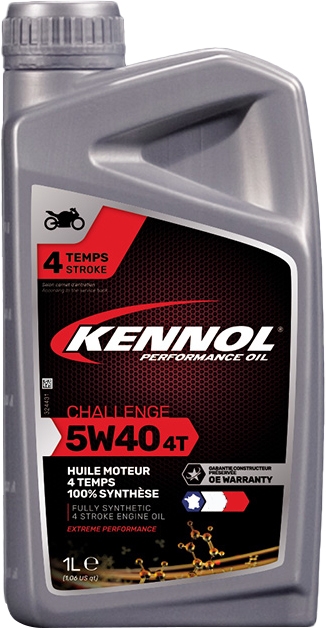

Моторное масло 4T Kennol Challenge 5W-40 синтетическое 193201