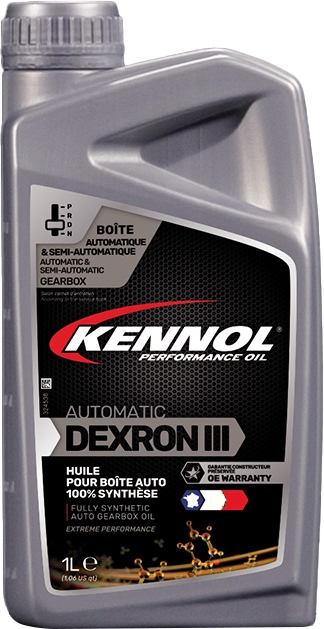 

Трансмиссионное масло Kennol Automatic Dexron III синтетическое 196871
