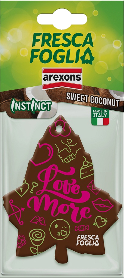 

Ароматизатор Arexons Fresca Foglia Instinct Sweet Gold 3 1474