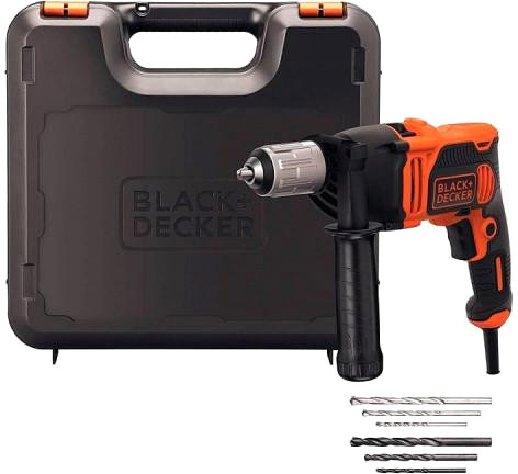 

Дрель ударная BLACK+DECKER BEH850K сетевая