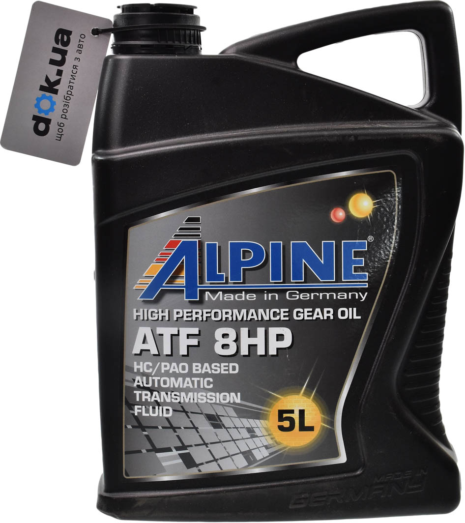 

Трансмиссионное масло Alpine ATF 8HP синтетическое 15955